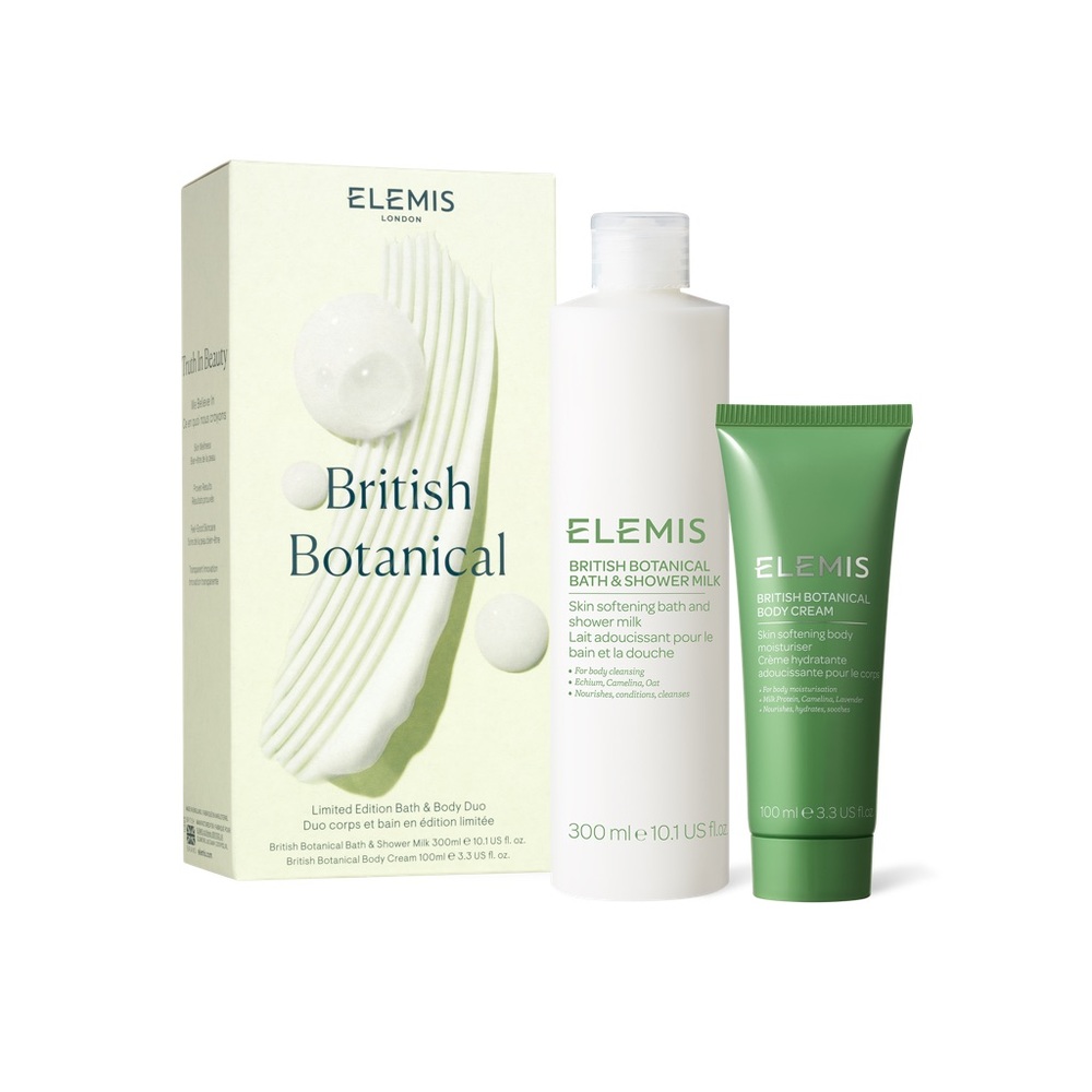 Elemis British Botanical Bath & Shower Milk Set - Limited Edition